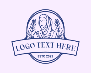 Cultural - Woman Cultural Hijab logo design