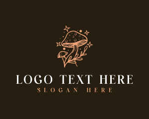 Botany - Therapeutic Herbal Shrooms logo design