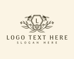 Bug - Bee Honey Garden logo design