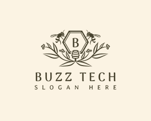 Bee Honey Garden logo design