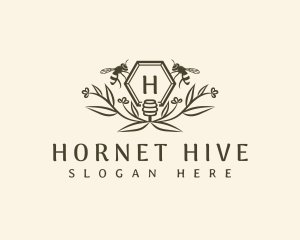 Bee Honey Garden logo design