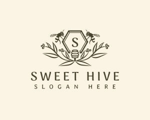 Bee Honey Garden logo design