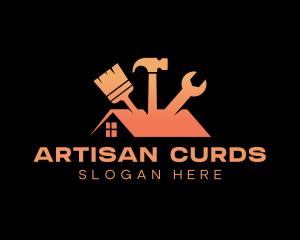 Residential Roofing Renovation logo design