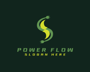 Plug Lightning Power logo design