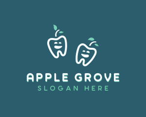 Tooth Apple Smile logo design