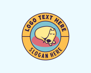 Dog House - Dog Animal Shelter logo design