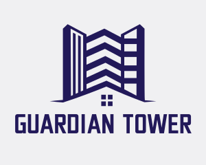 Blue Tower Property  logo design