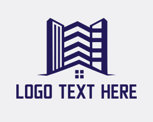 Condominium - Blue Tower Property logo design