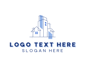 Engineer - House Building Architecture logo design