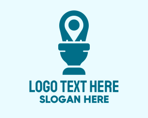 Toilet Location Pin Logo