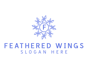 Bird Flock Feather  logo design