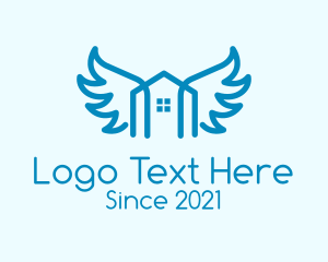 Outline - Blue Wing House logo design