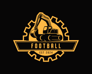 Excavator Machinery Builder Logo