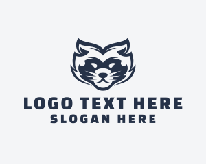 Character - Angry Raccoon Avatar logo design
