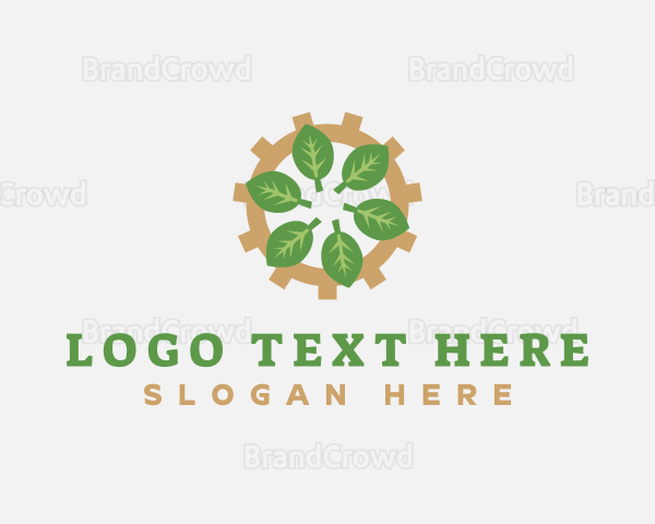 Industrial Gear Leaf Logo