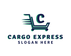 Express Cart Market logo design