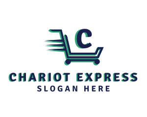 Express Cart Market logo design