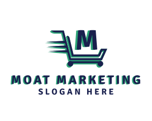 Express Cart Market logo design