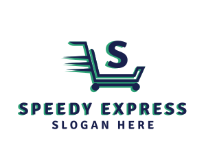 Express Cart Market logo design