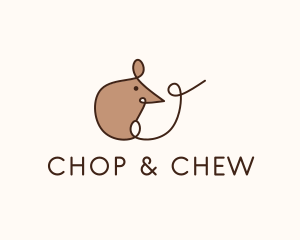 Cute - Cute Rat Animal logo design