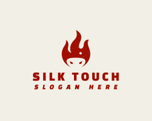 Pig Snout Fire logo design