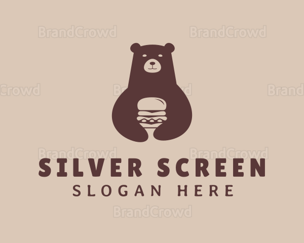Brown Bear Hamburger Logo
