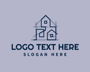 Geometric - Architect House Construction logo design