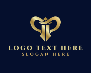 Medieval - Elegant Startup Boutique Letter P logo design