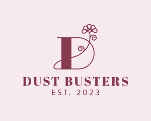 Daisy Boutique Letter D logo design