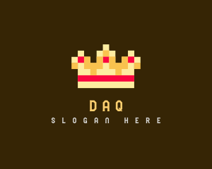 Arcade - Pixelated Royal Crown logo design