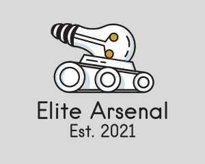 Arsenal - Bulb War Tank logo design