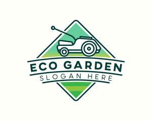 Lawn Grass Cutter logo design