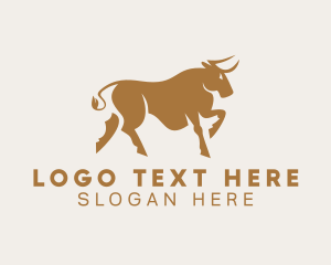 Luxe - Strong Bull Company logo design