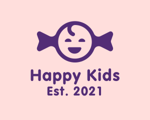 Happy Candy Kid  logo design