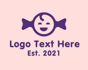 Preschool - Happy Candy Kid logo design