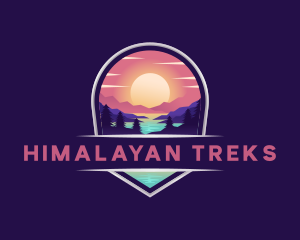 Travel Mountain Destination logo design