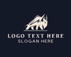 Bullfighting - Bull Fighting Animal logo design