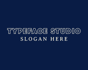 Font - Generic Modern Outline logo design