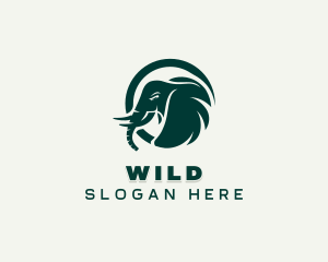 Wild Elephant logo design