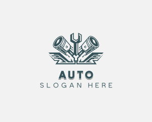 Restoration - Automotive Engine Repair logo design