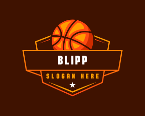 Emblem - Basketball Sport Team logo design