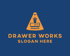 Drawer - Drawer Plant Spotlight logo design