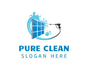 Cleaning Solar Panel Service logo design