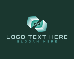 Cube Tech Block Logo