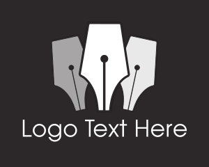 Newspaper - Fountain Pen Nibs logo design