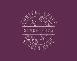 Sew Craft Dressmaking logo design