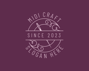 Sew Craft Dressmaking logo design