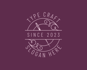 Sew Craft Dressmaking logo design