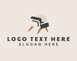 Upholstery - Furniture Interior Chair logo design