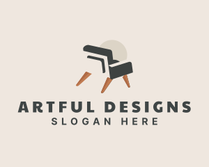 Furniture Interior Chair logo design